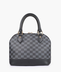 RTW Creation - Black dome satchel handbag