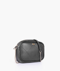 RTW Creation - Black mini quilted crossbody bag