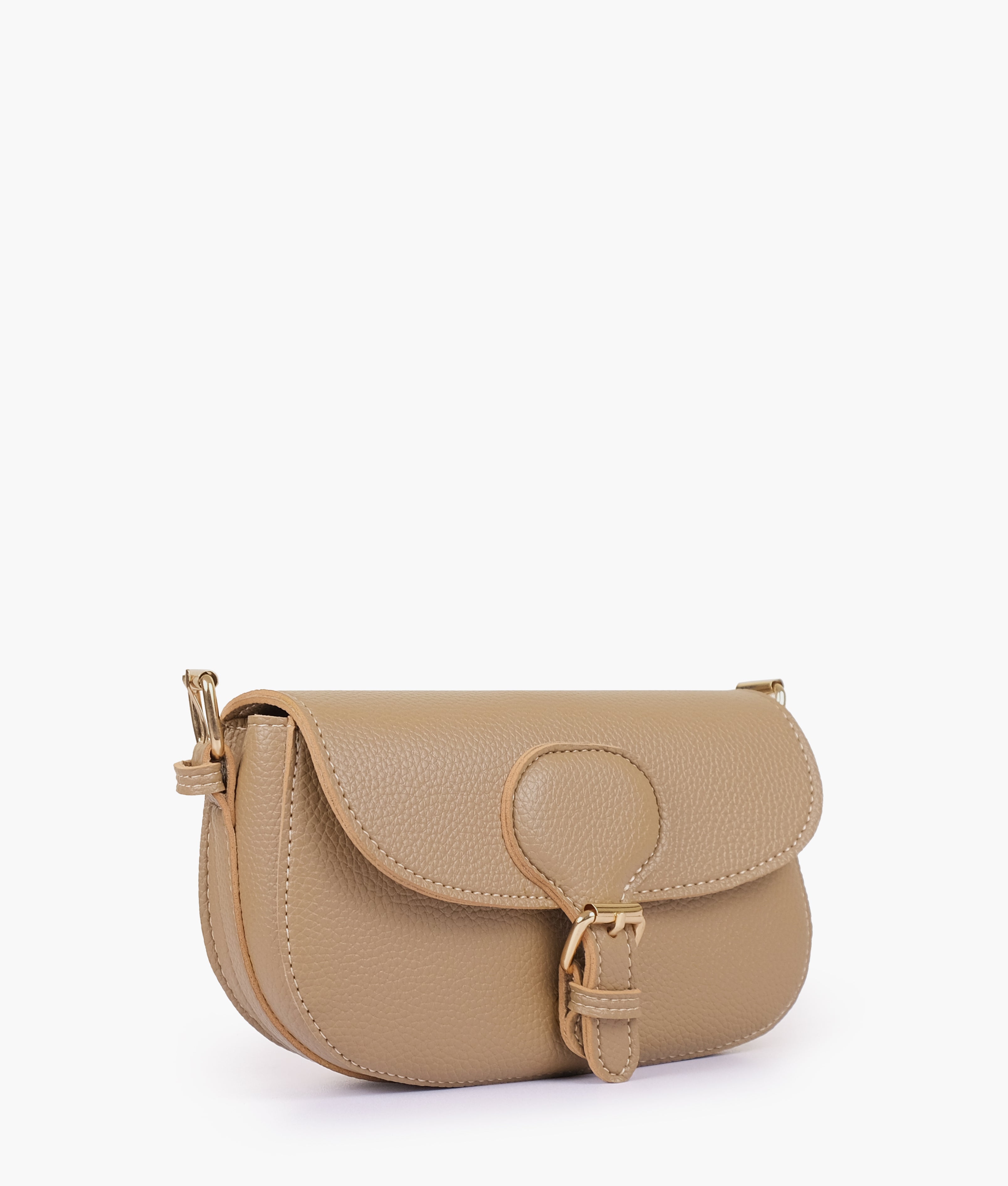 RTW Creation - Coffee east-west shoulder bag