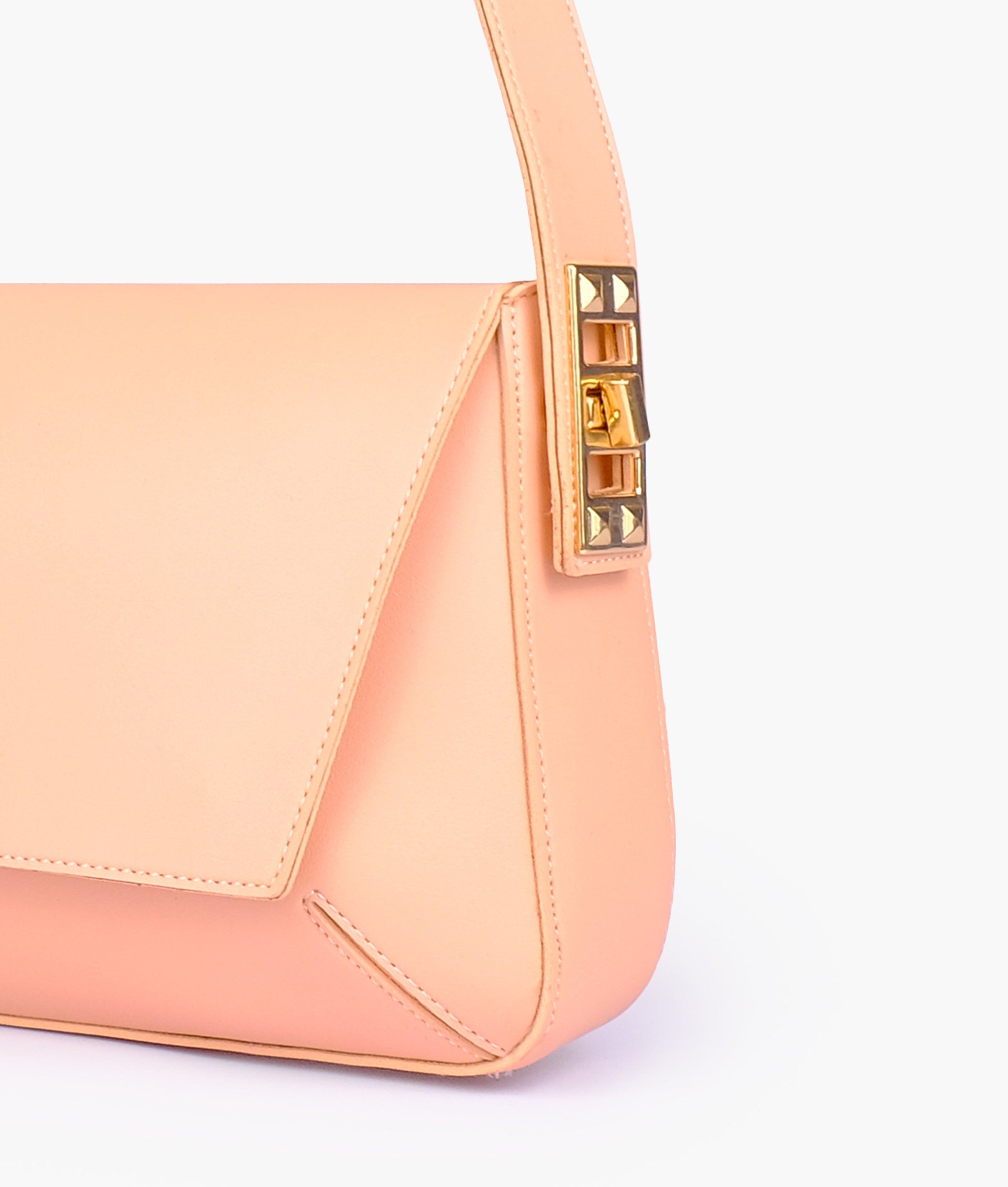 RTW Creation - Peach mini flap bag