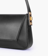 RTW Creation - Black mini flap bag