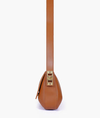 RTW Creation - Brown mini flap bag