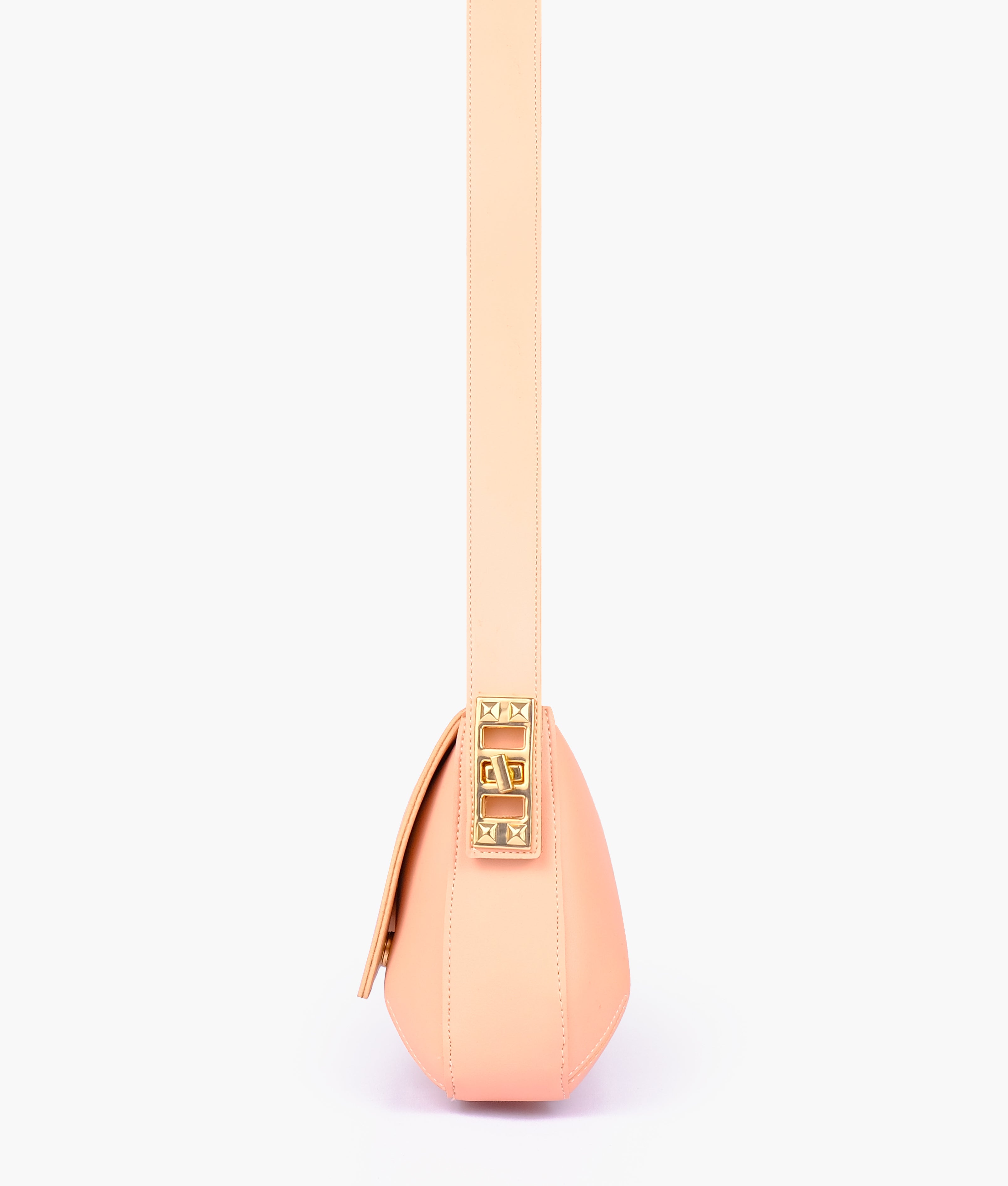 RTW Creation - Peach mini flap bag