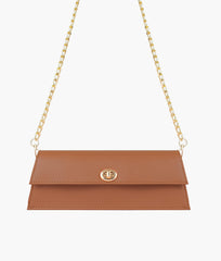 RTW Creation - Tan elongated clutch bag