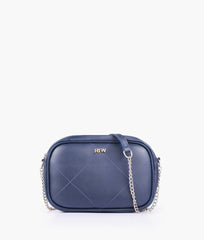 RTW Creation - Blue mini quilted crossbody bag