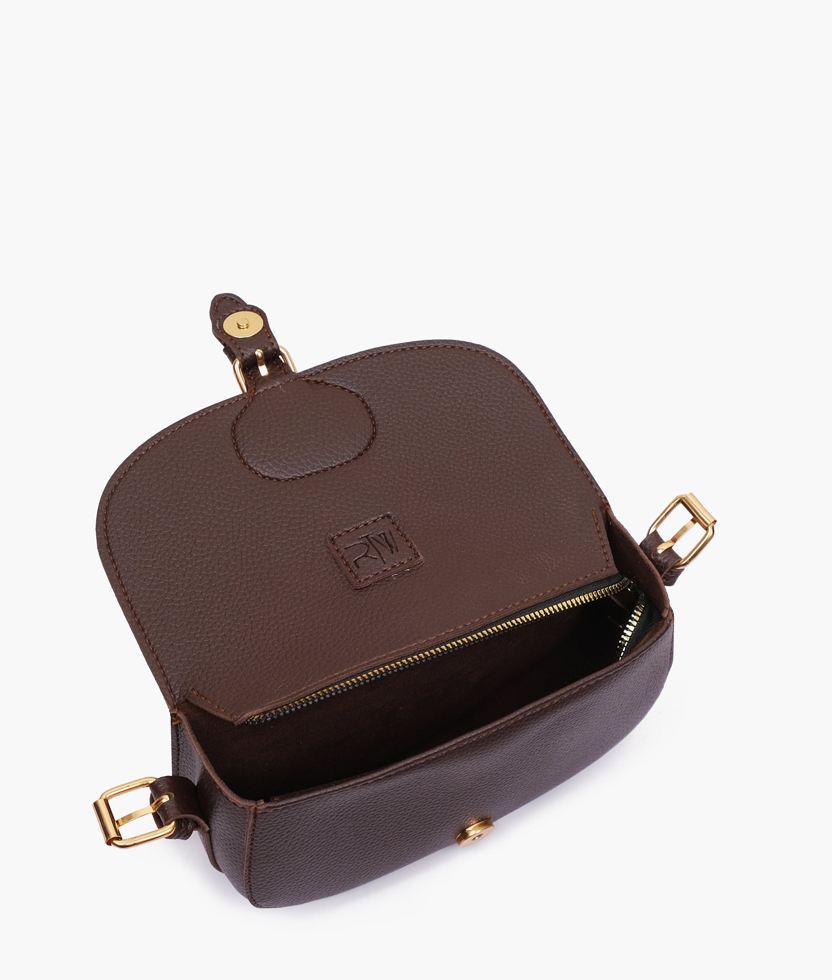 RTW Creation - Dark brown east-west shoulder bag