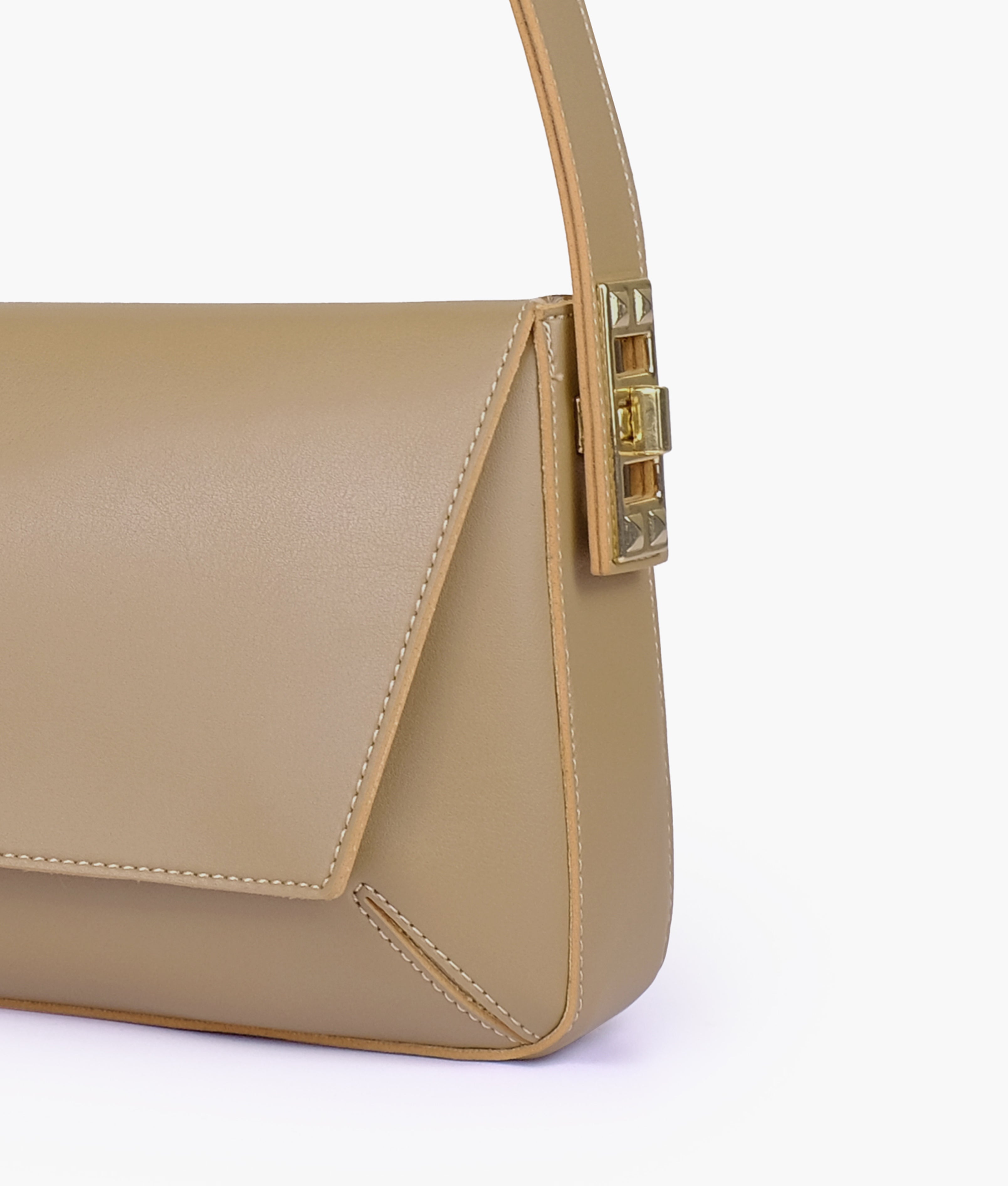 RTW Creation - Coffee mini flap bag
