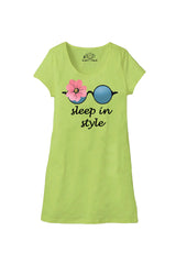 12 AM By Khawar Latif Sleep in Style flowers - Long Shirt