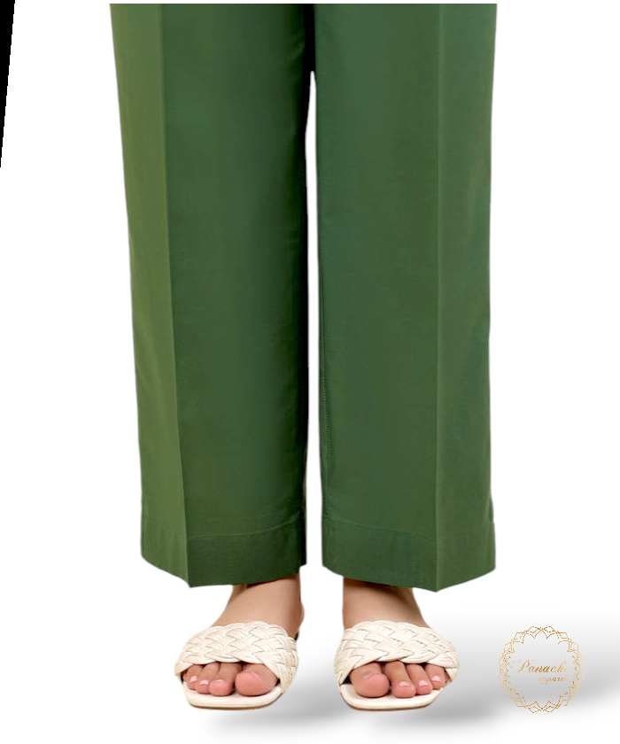 Panache Apparel Stitched Cotton Lawn Collection-Green Basic Trouser