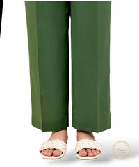 Panache Apparel Stitched Cotton Lawn Collection-Green Basic Trouser