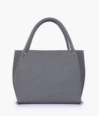 RTW Creation - Grey mocha suede tote bag