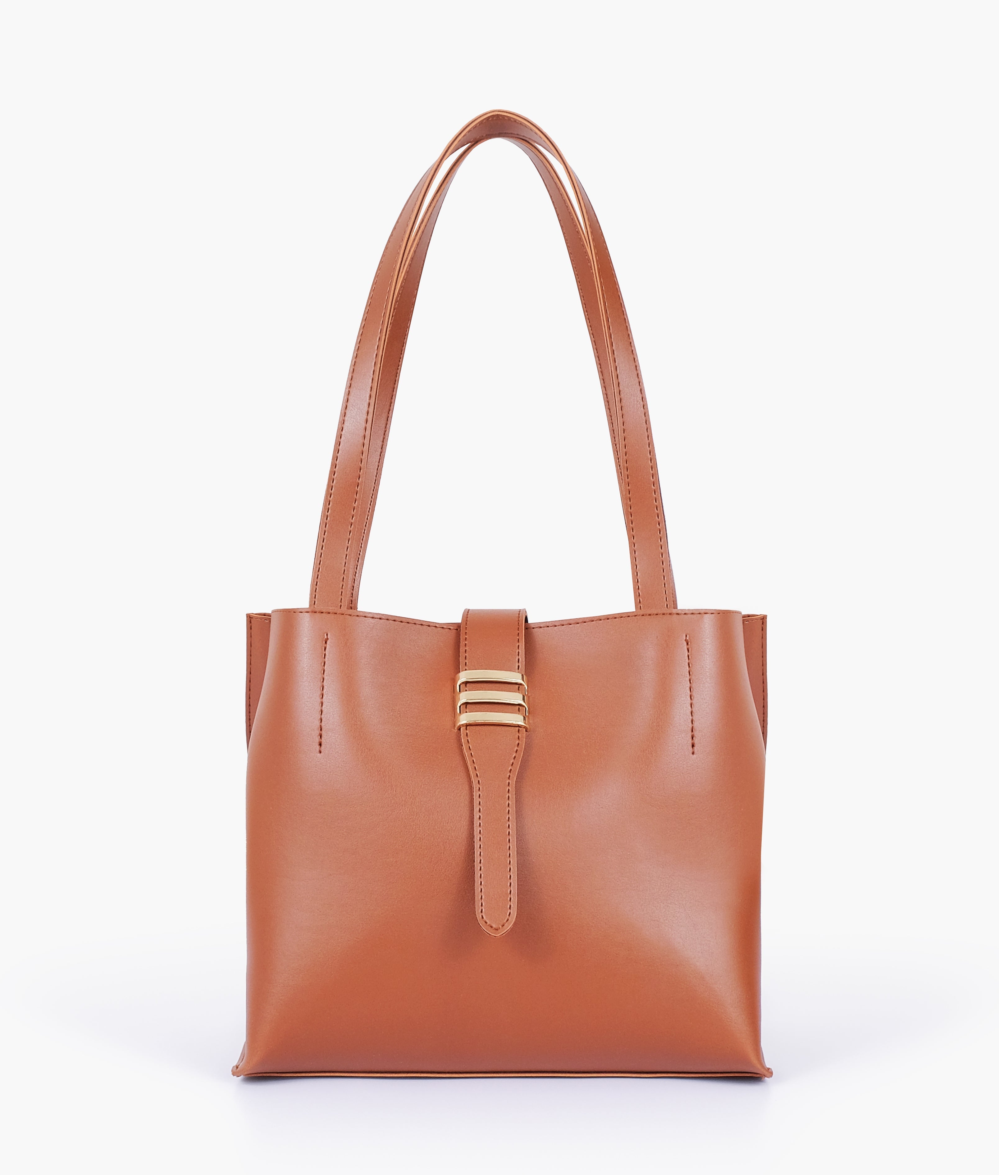 RTW Creation - Brown mini tote bag
