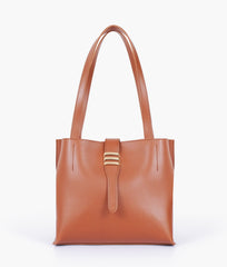 RTW Creation - Brown mini tote bag