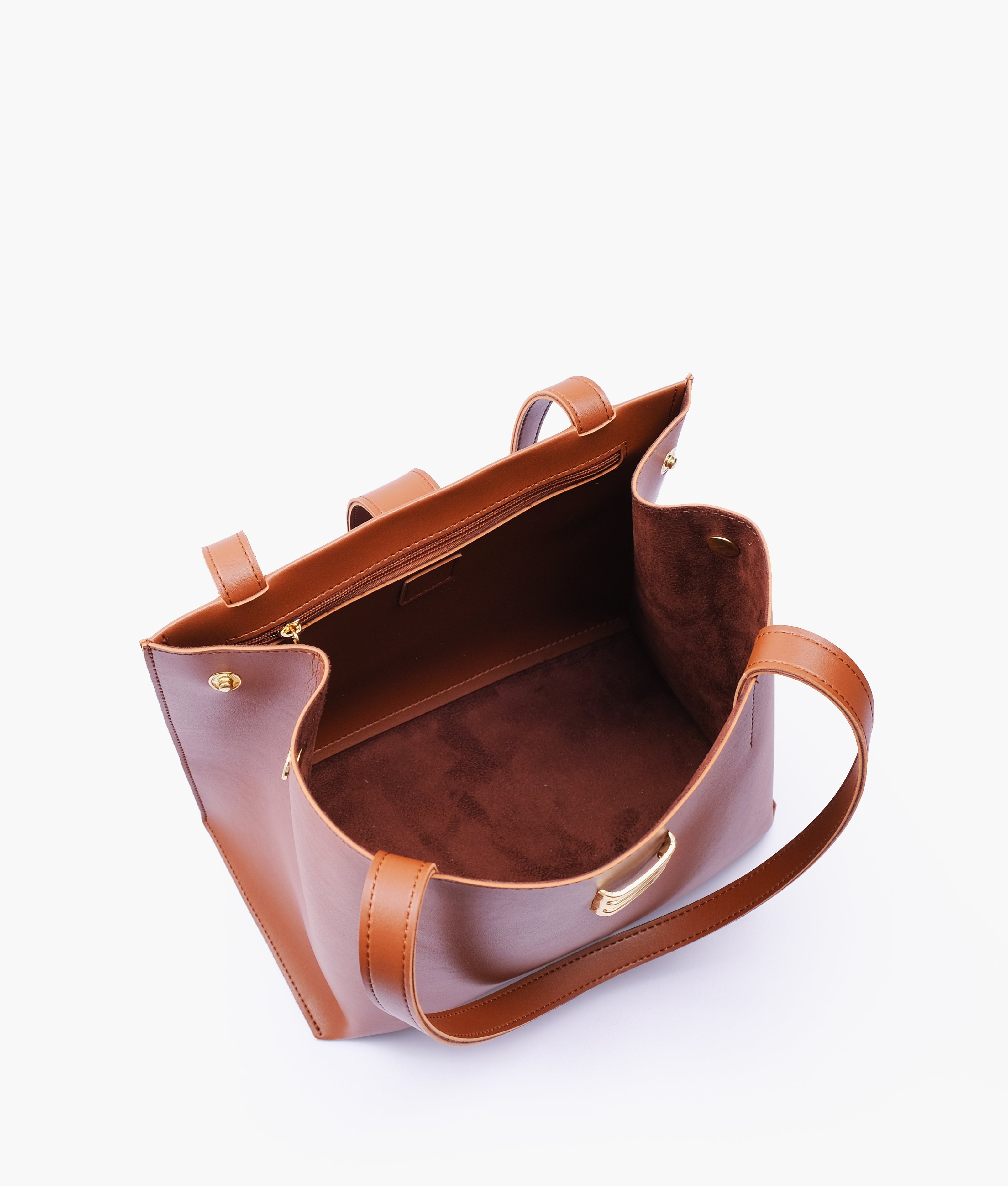 RTW Creation - Brown mini tote bag