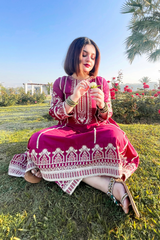 Mannat Clothing Stitched Frock Collection-Haseen Farah Haris