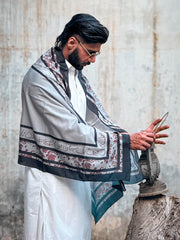 Tng By Md Men Stole Collection-Chahat Stole (Grey - Men)