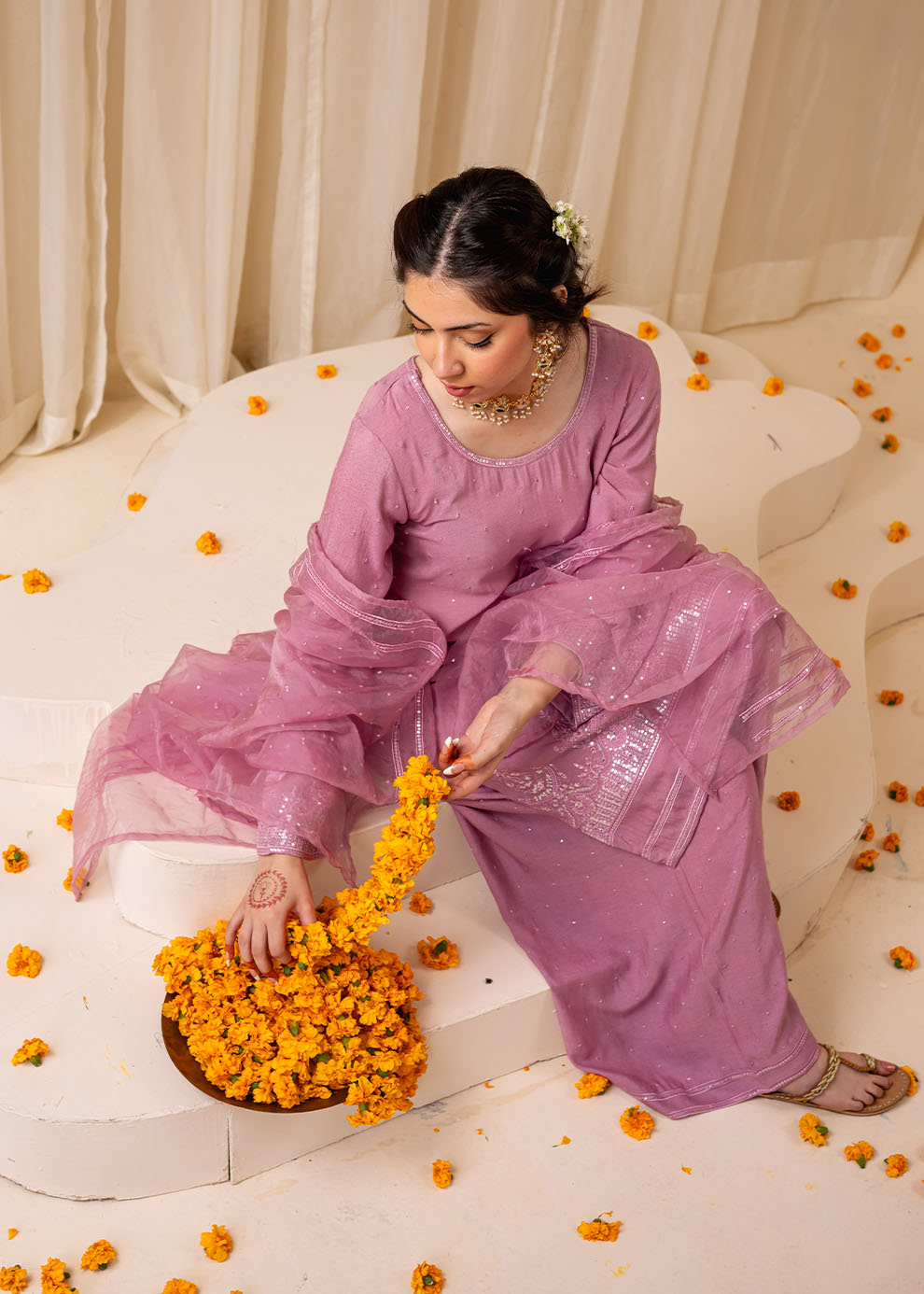 Chamak Dhamak By Pashma Khan Eid Collection'2025-Yasmin