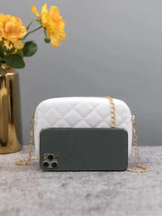 Fineur Urban Chic Crossbody Bag - White