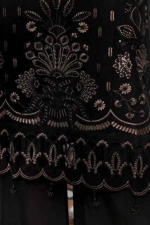 Dressline Semi Stitched 3 Pcs Emb Luxury Chiffon Collection