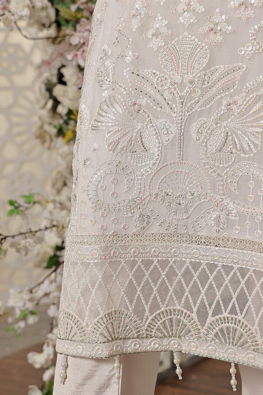 Dressline Semi Stitched 3 Pcs Emb Luxury Chiffon Collection