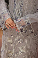 Dressline Semi Stitched 3 Pcs Emb Luxury Chiffon Collection