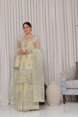 Dressline Unstitched 5 Pc  Luxury Emb Organza Collection