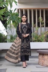 Dressline Semi Stitched 3 Pcs Emb Luxury Viscose Collection