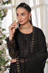 Dressline Semi Stitched 3 Pcs Emb Luxury Chiffon Collection