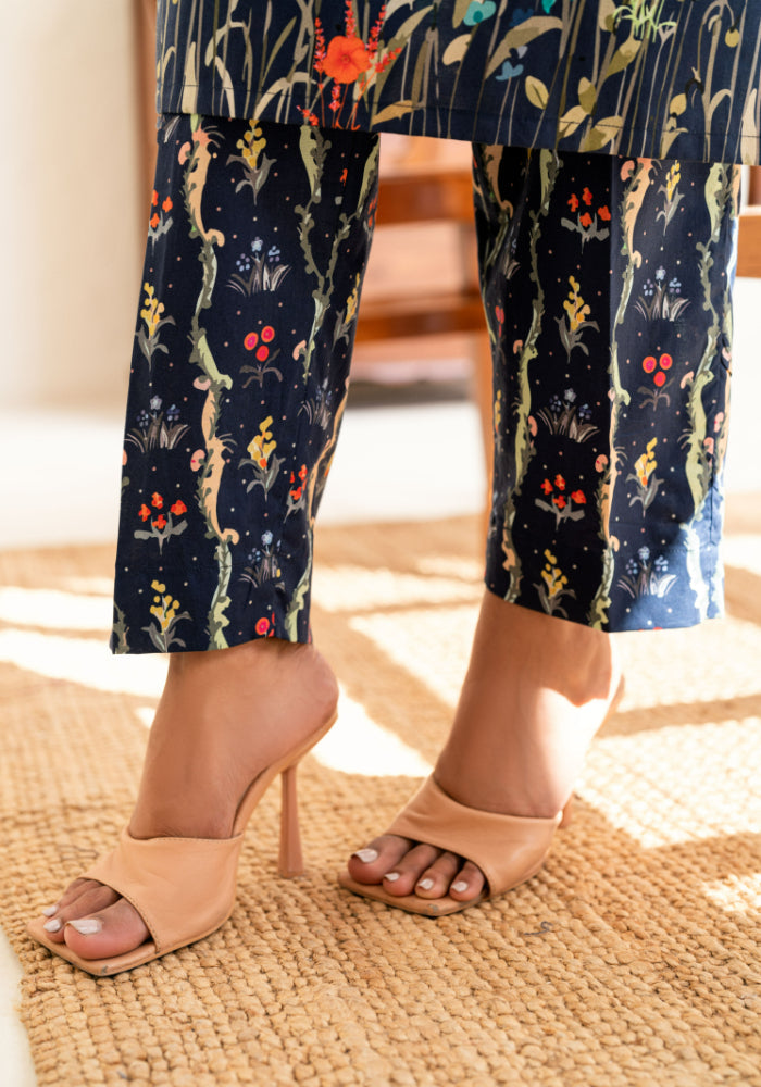 Amal Stitched 2 Piece Summer Cambric Collection-Oasis