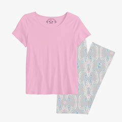 12 AM By Khawar Latif Floral Trouser with Matching tshirts