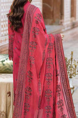 Johra Gold Unstitched 3 Piece Swiss Voil Emb Collection'2024-JH-147
