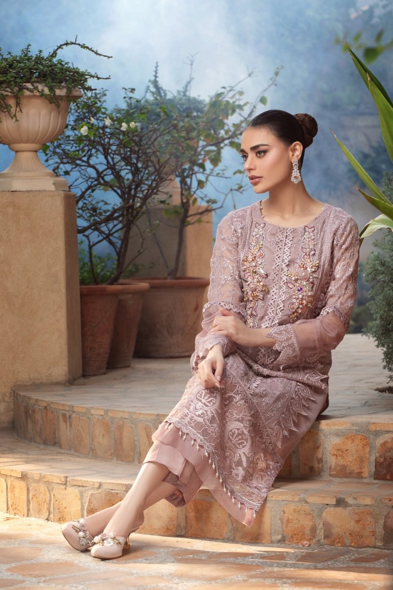 Manahils Stitched Formals K-172-Lavender Fields