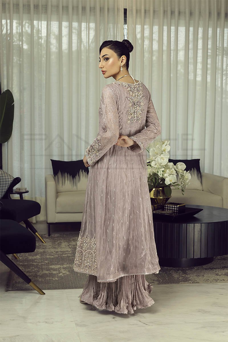 Manahils Stitched Formals K-222-Lavender Radiance