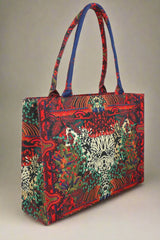 Fineur Canvas Tote Bag Tiger Art