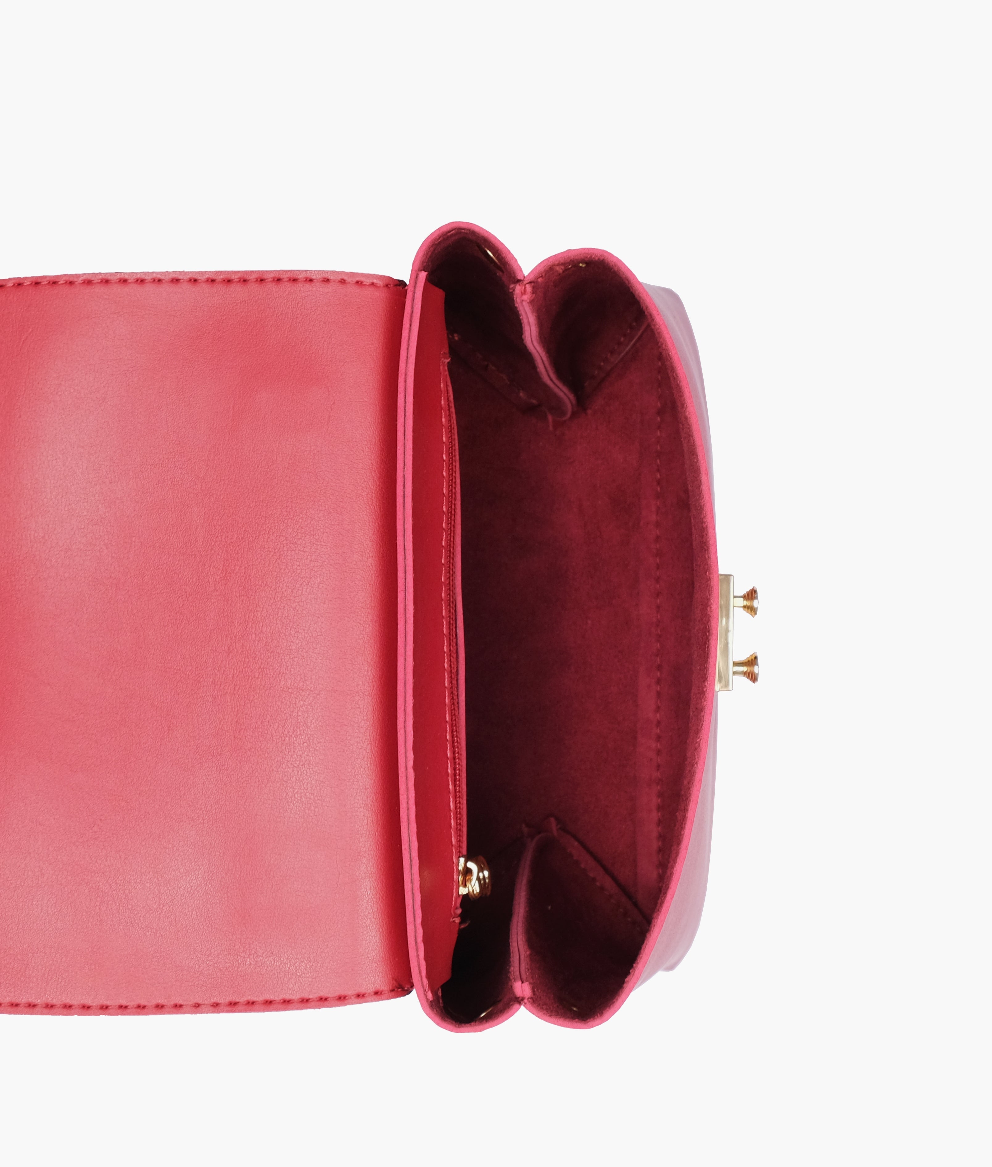 RTW Creation - Maroon mini top-handle bag