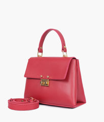 RTW Creation - Maroon mini top-handle bag
