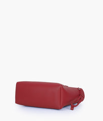RTW Creation - Maroon minimalist tote