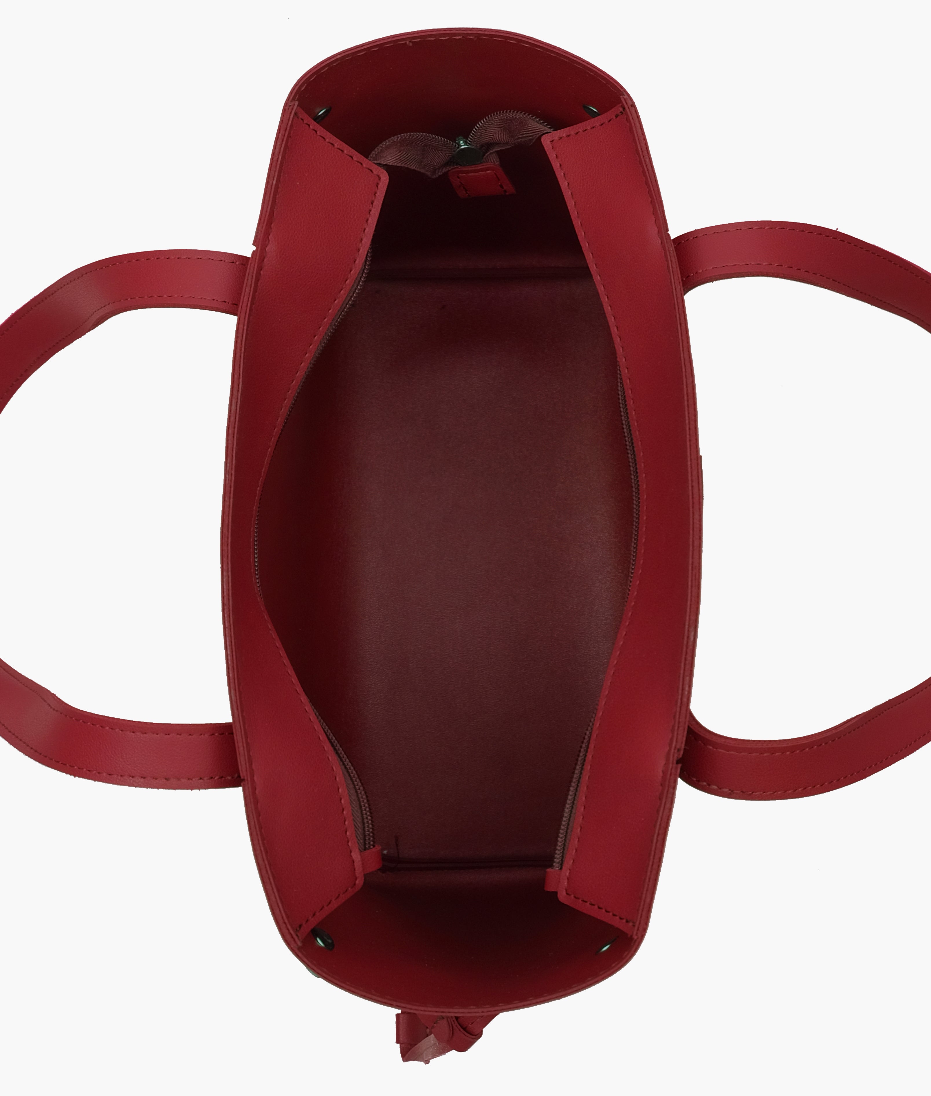 RTW Creation - Maroon minimalist tote
