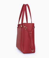 RTW Creation - Maroon minimalist tote