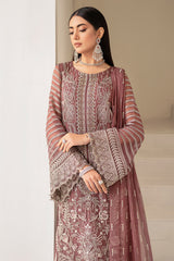 Flossie Unstitched 3 Piece Formals Executive Vol-06 Collection'2025-Monotonous Amethyst