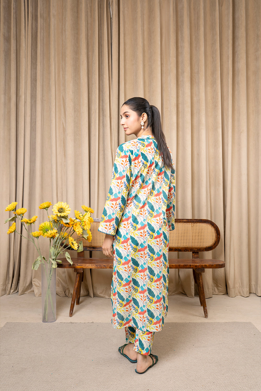 Aqs N Man 2PC Matching Separates Lawn Suit | AM-006