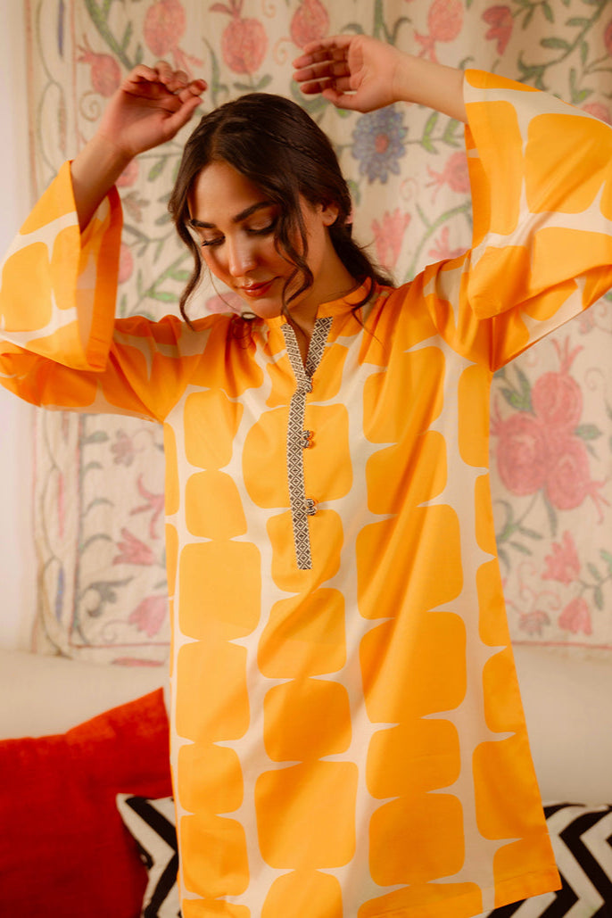 The Abstract Affair By Qariney Stitched 2 Piece Winter Collection'2024-Mango