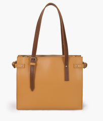 RTW Creation - Mustard satchel tote bag