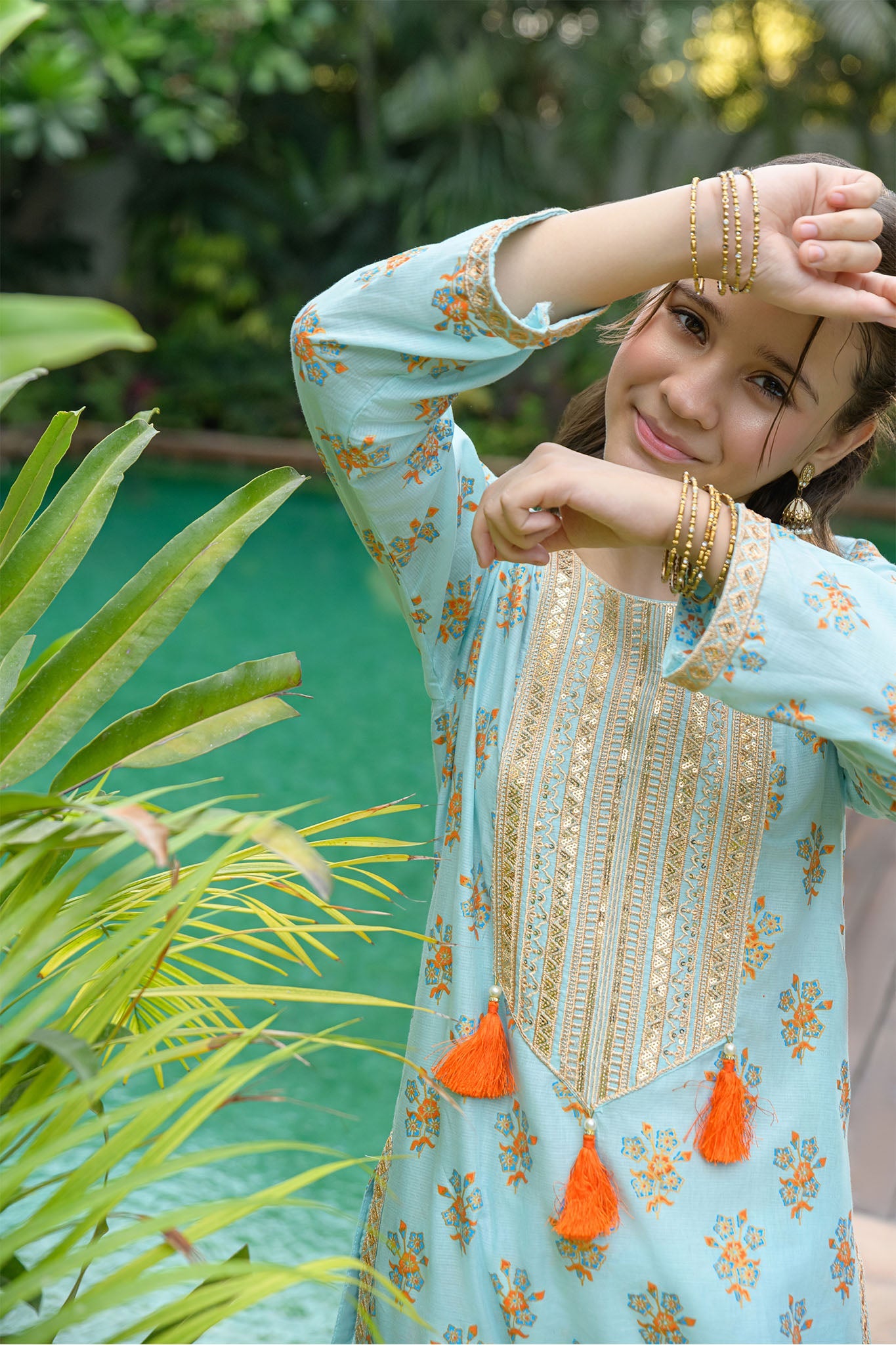 Fresh Bird Stitched 2 Piece Festive Kids Collection'2025-Neelam