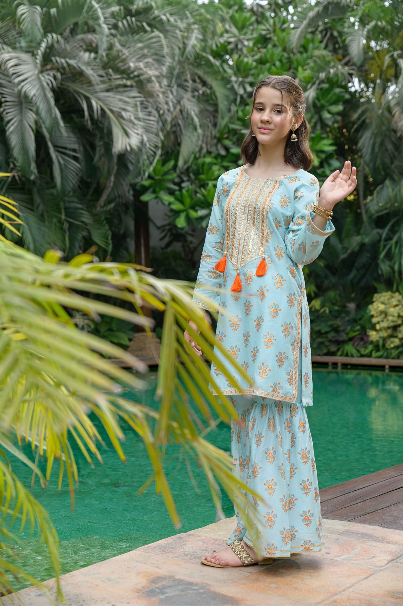 Fresh Bird Stitched 2 Piece Festive Kids Collection'2025-Neelam