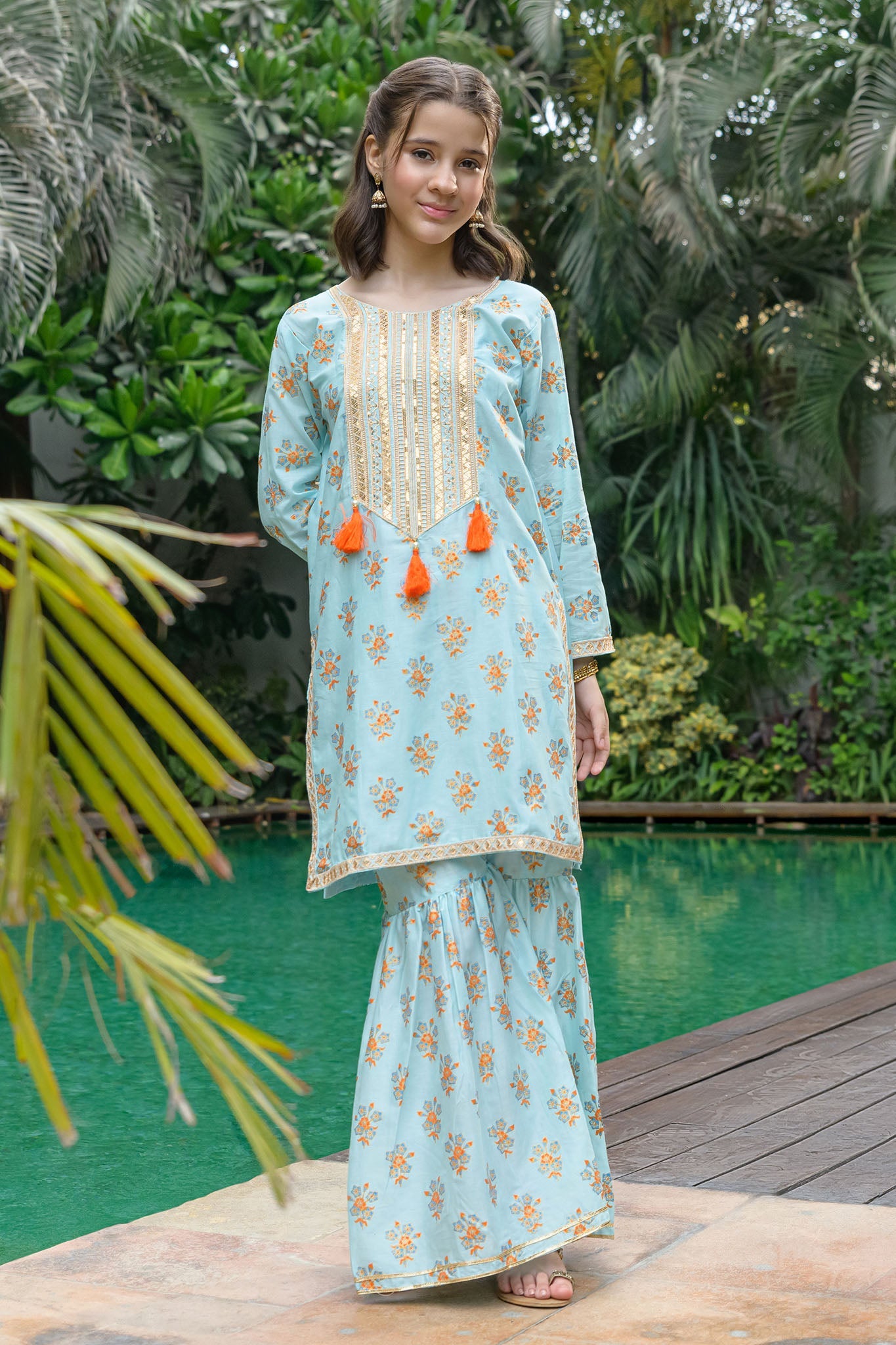 Fresh Bird Stitched 2 Piece Festive Kids Collection'2025-Neelam