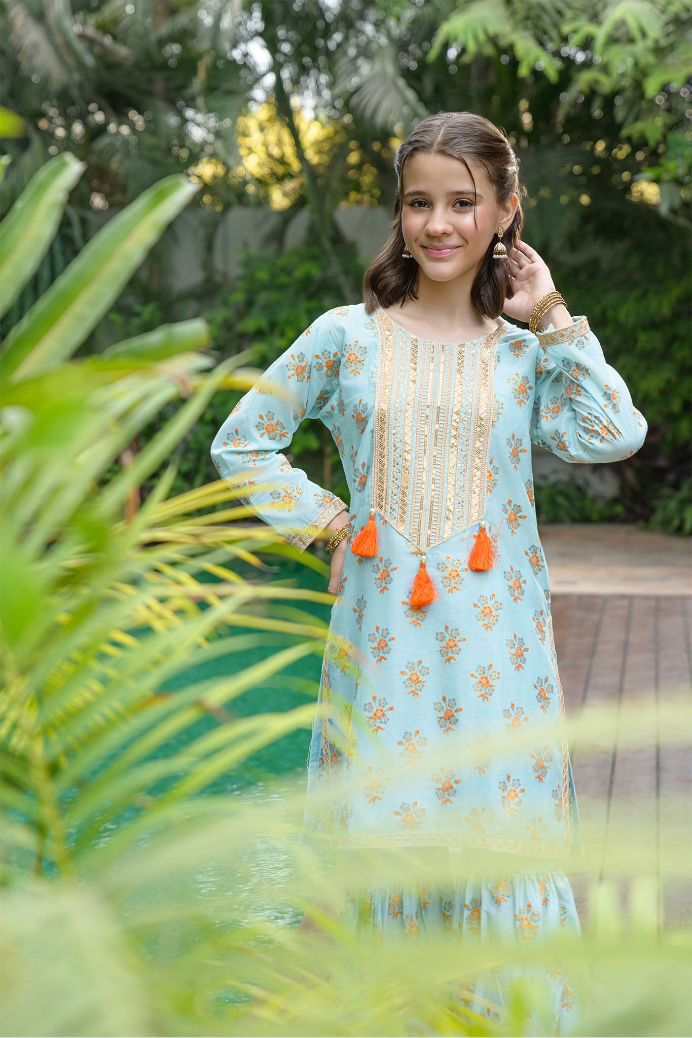 Fresh Bird Stitched 2 Piece Festive Kids Collection'2025-Neelam