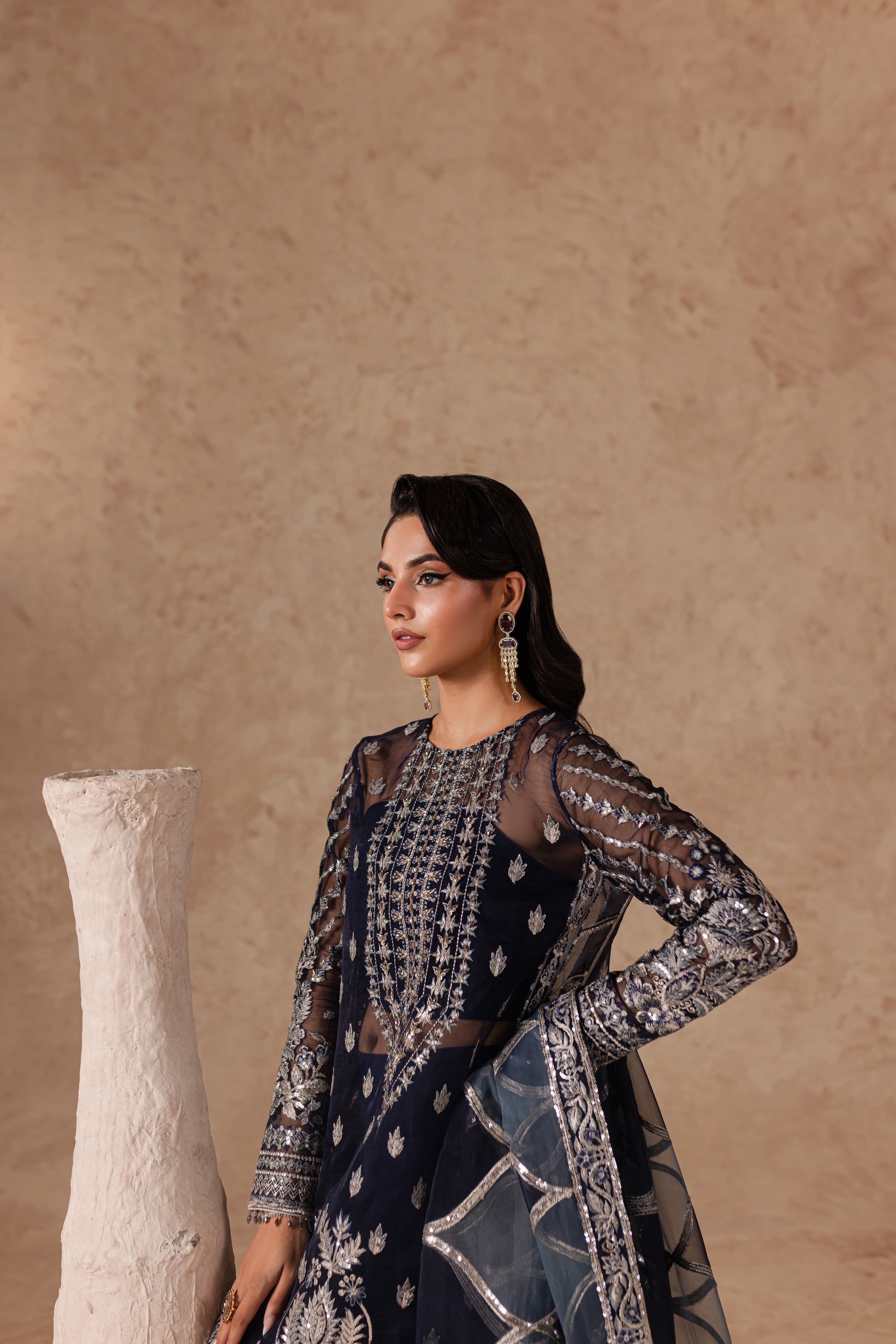 Cherie By Imran Ramzan Unstitched 3 Piece Luxury Formals Collection'2025-Nocturne