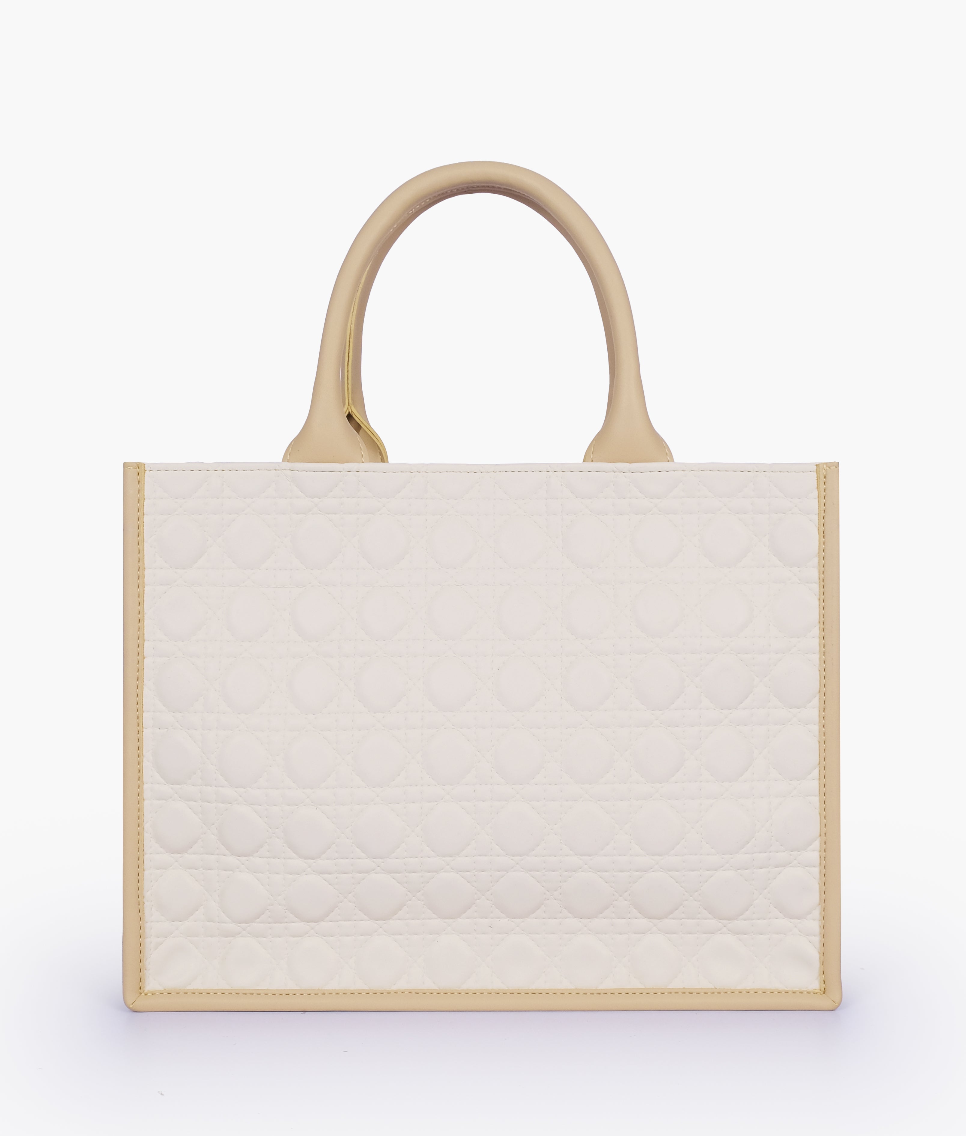 RTW Creation - Off-white box tote bag