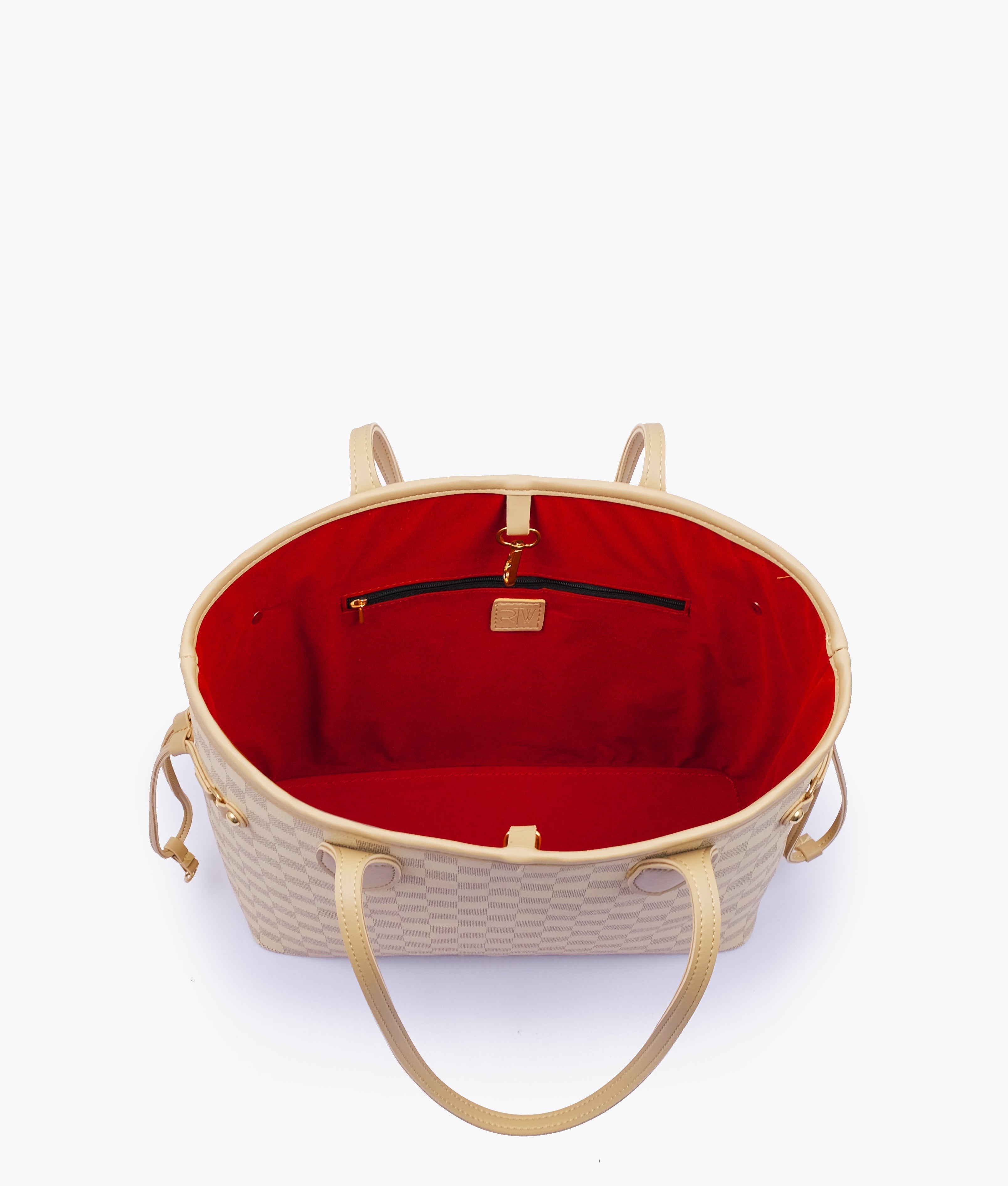 RTW Creation - Off-white checkered neverfull tote bag